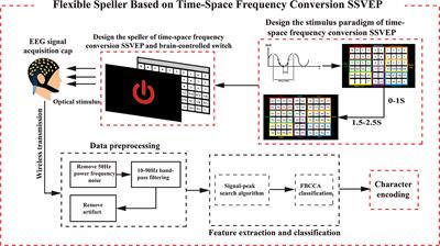 A flexible speller based on time-space frequency conversion SSVEP stimulation paradigm under dry electrode